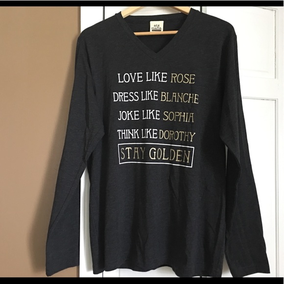 Atx Mafia Tops - Women’s Large “Golden Girls” ATX Mafia V-neck TEE